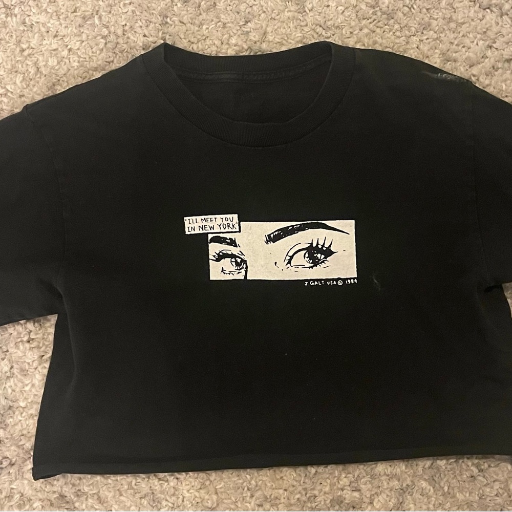 black crop top